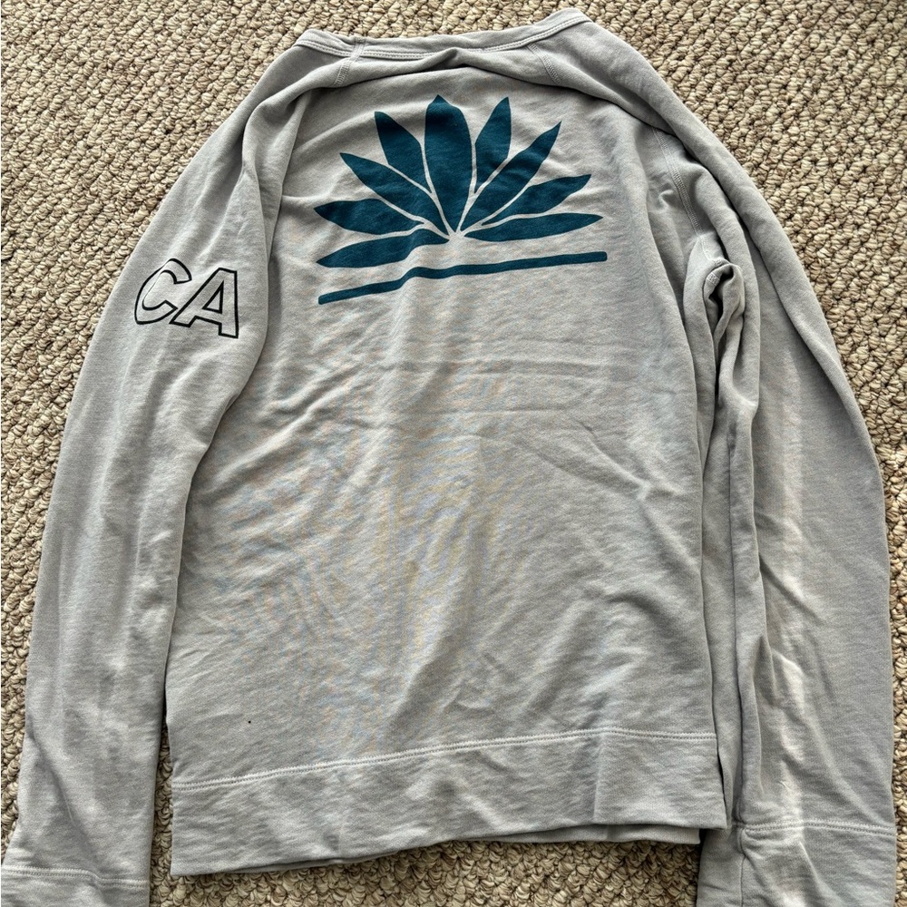 James Perse lotus graphic sweat-shirt